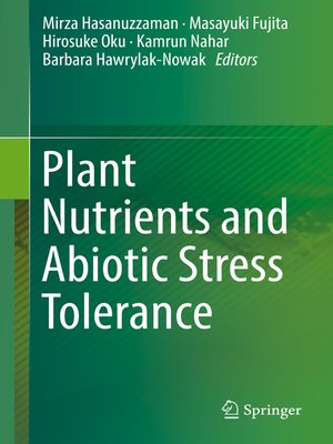 cover image of Plant Nutrients and Abiotic Stress Tolerance